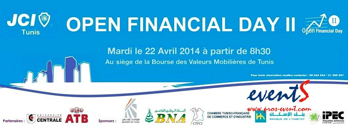 Open Financial Day II ,à la BVMT le mardi 22 avril